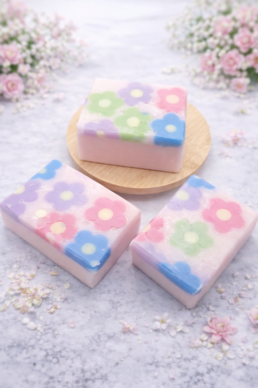 Spring scented soap