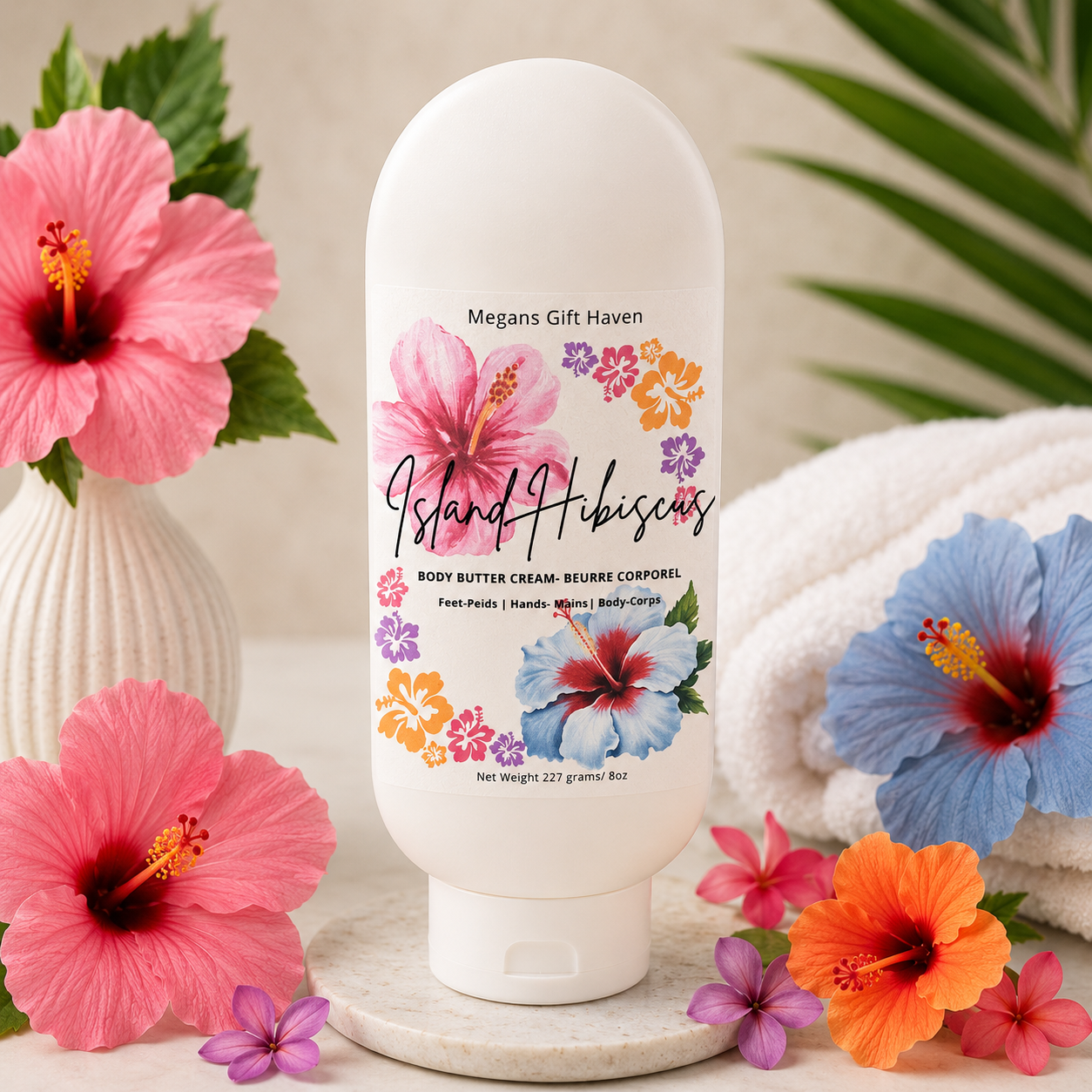 Island Hibiscus scented body butter cream