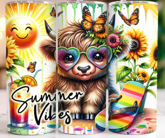 Summer vibes tumbler