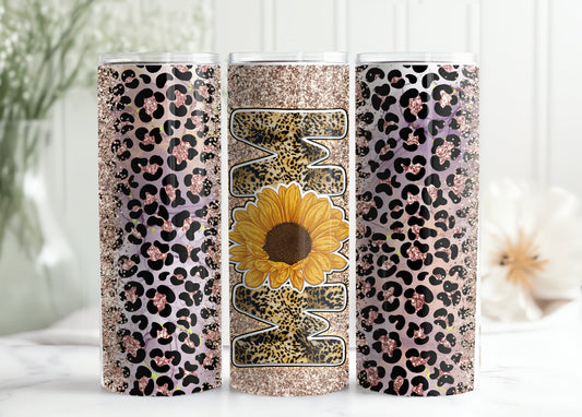 sunflower mom tumbler