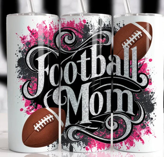 Football Mom tumbler