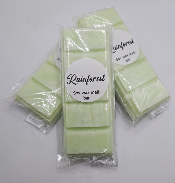 Rainforest Soy Wax Melt Snap Bar