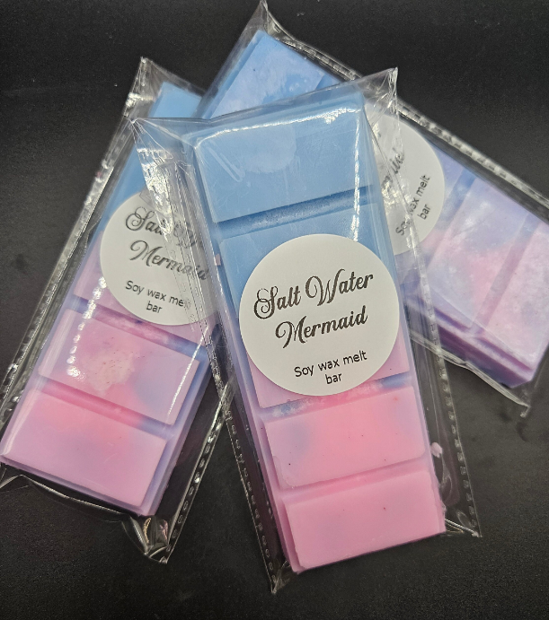 Salt Water Mermaid Soy Wax Snap Bar